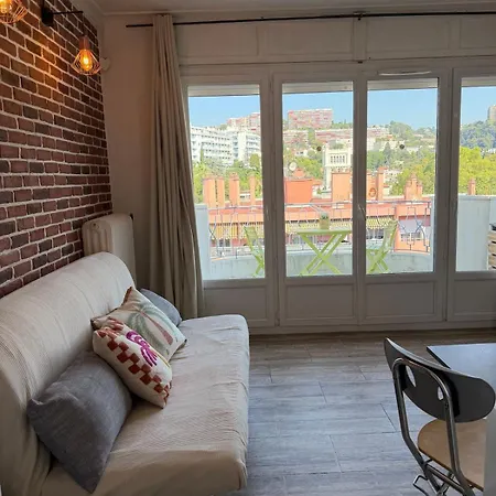 아파트 Promenade Terrace Tram 1 Min Away 니스